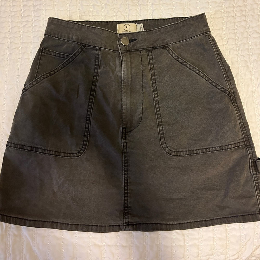 cotton on black skirt, size 4